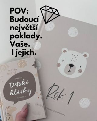 ◾️ Jednoho dne si knížku otevřete… A všechno to bude zase zpátky. První smích, první krok, první léto. #rok1 #vzpominky...