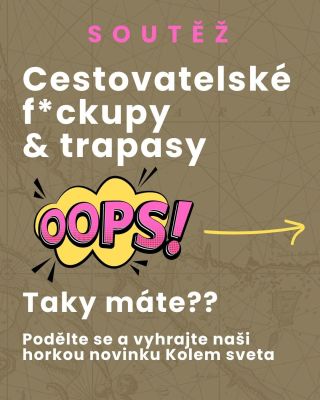 ‼️‼️ Trapasy, f-ckupy a soutěž!!🔔🔔 Vyhrajte naši cestovatelskou novinku, která se už balí v tiskárně a příští týden...